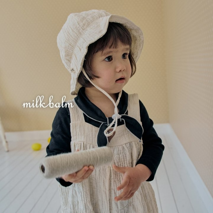 Milkbalm 吊帶褲 밀크밤 하트자수오버롤-細節圖6