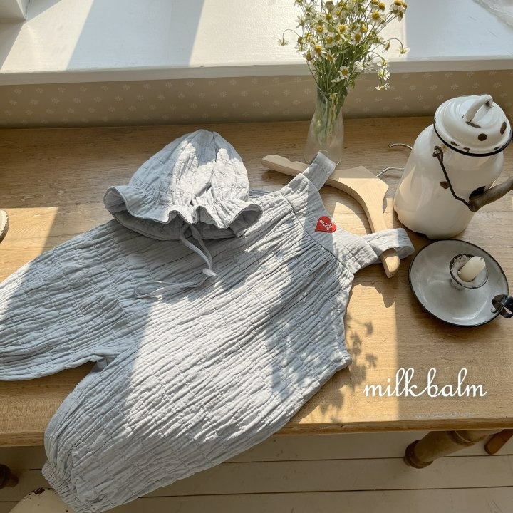 Milkbalm 吊帶褲 밀크밤 하트자수오버롤-細節圖10