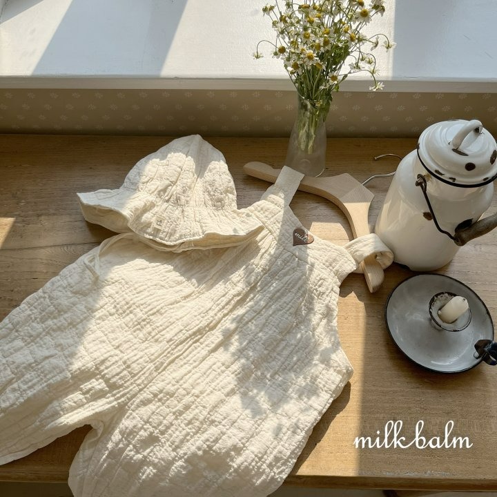 Milkbalm 吊帶褲 밀크밤 하트자수오버롤-細節圖11