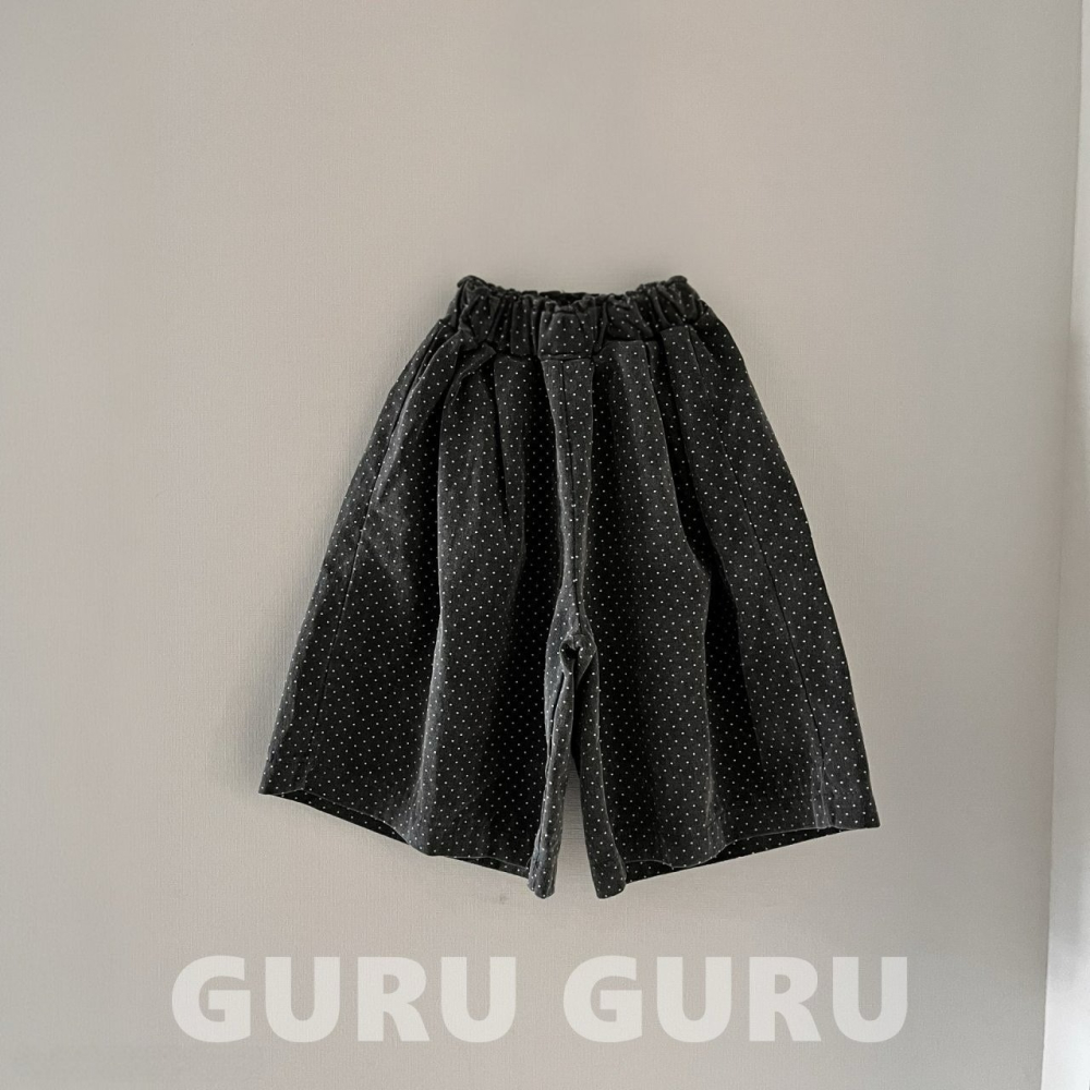 Guruguru 褲子 구루구루 도트와이드팬츠-細節圖10