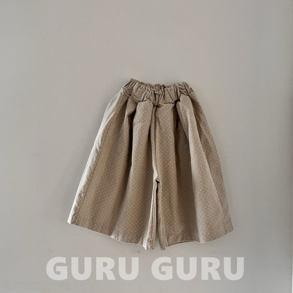 Guruguru 褲子 구루구루 도트와이드팬츠-細節圖11