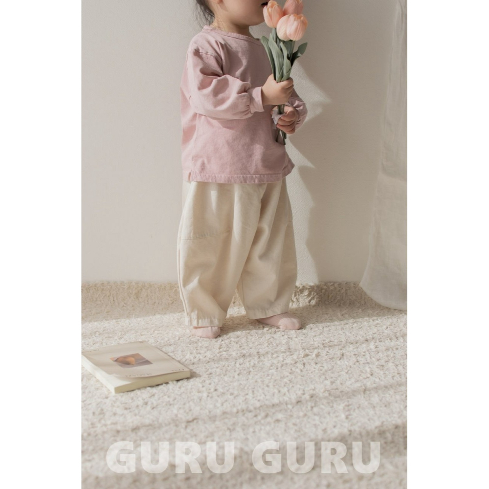 Guruguru 褲子 구루구루 봄아방팬츠-細節圖2