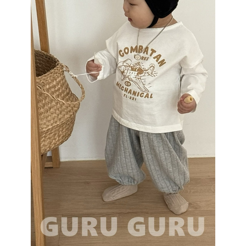 Guruguru 上衣 구루구루 비행기티-細節圖3