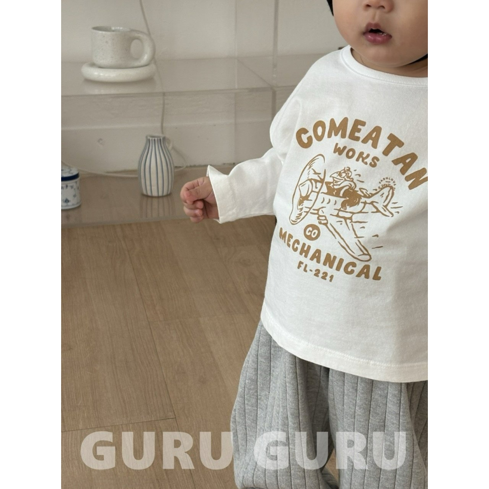 Guruguru 上衣 구루구루 비행기티-細節圖5