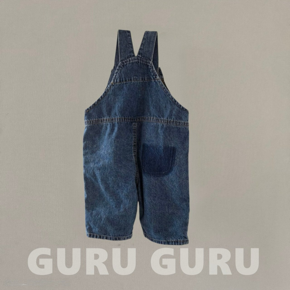 Guruguru 褲子 구루구루 청멜빵바지-細節圖11