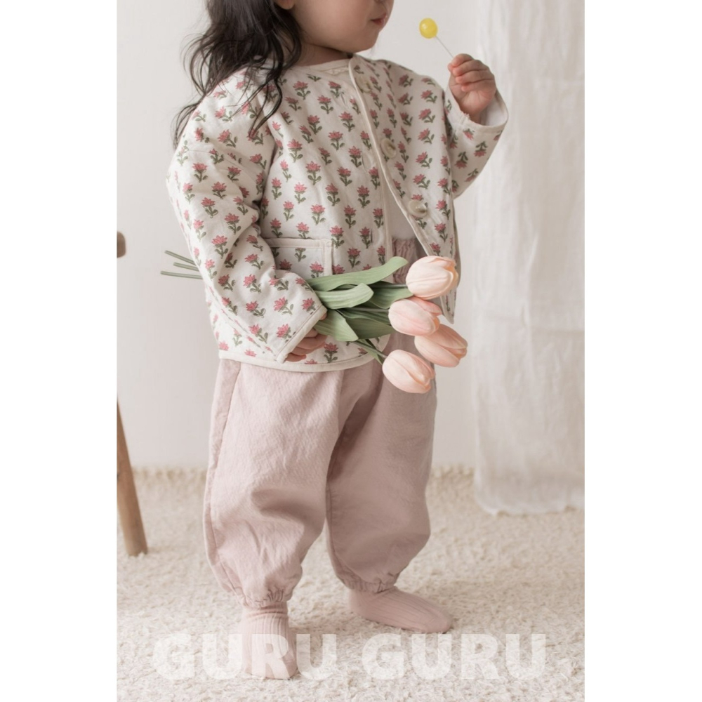 Guruguru 褲子 구루구루 코튼쏘세지팬츠-細節圖5