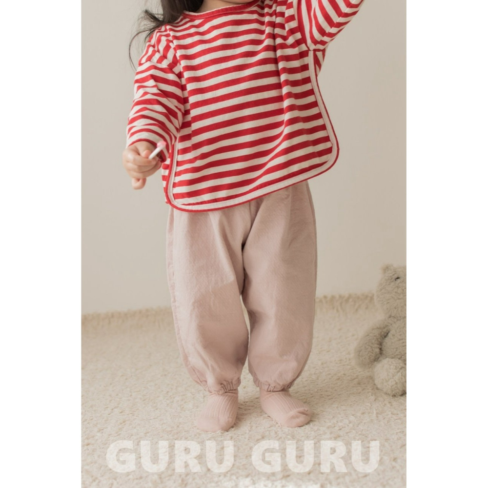 Guruguru 褲子 구루구루 코튼쏘세지팬츠-細節圖6