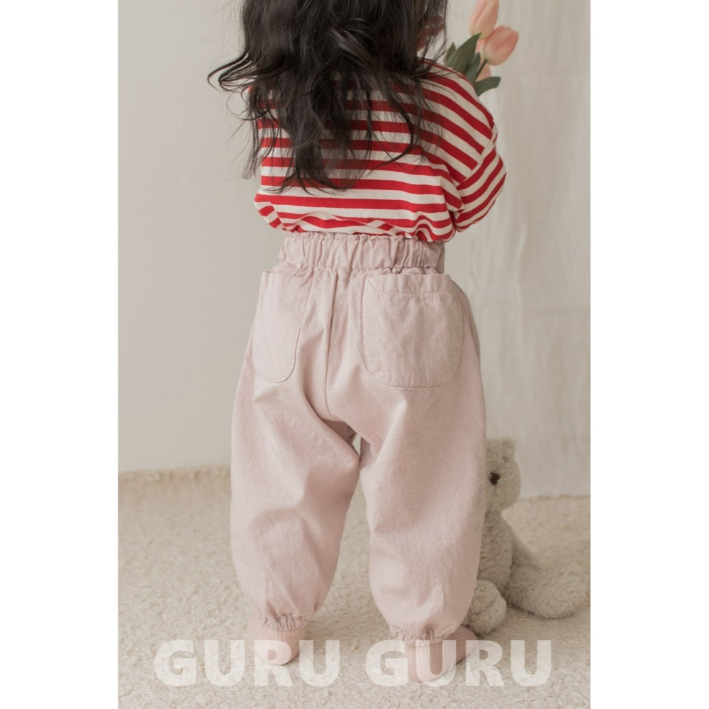 Guruguru 褲子 구루구루 코튼쏘세지팬츠-細節圖7