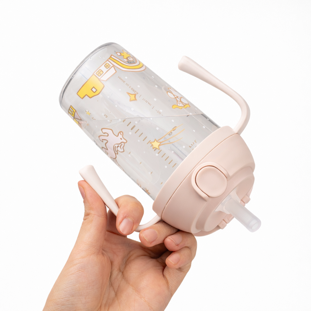 Moyuum 天馬行空吸管學習水壺 學習杯 把手水壺 250ml-細節圖3