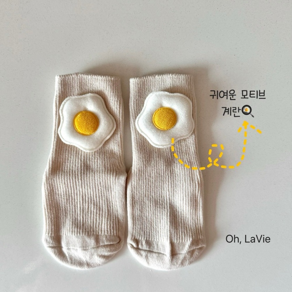 Ohlavie 襪子 오라비 에그 삭스-細節圖2