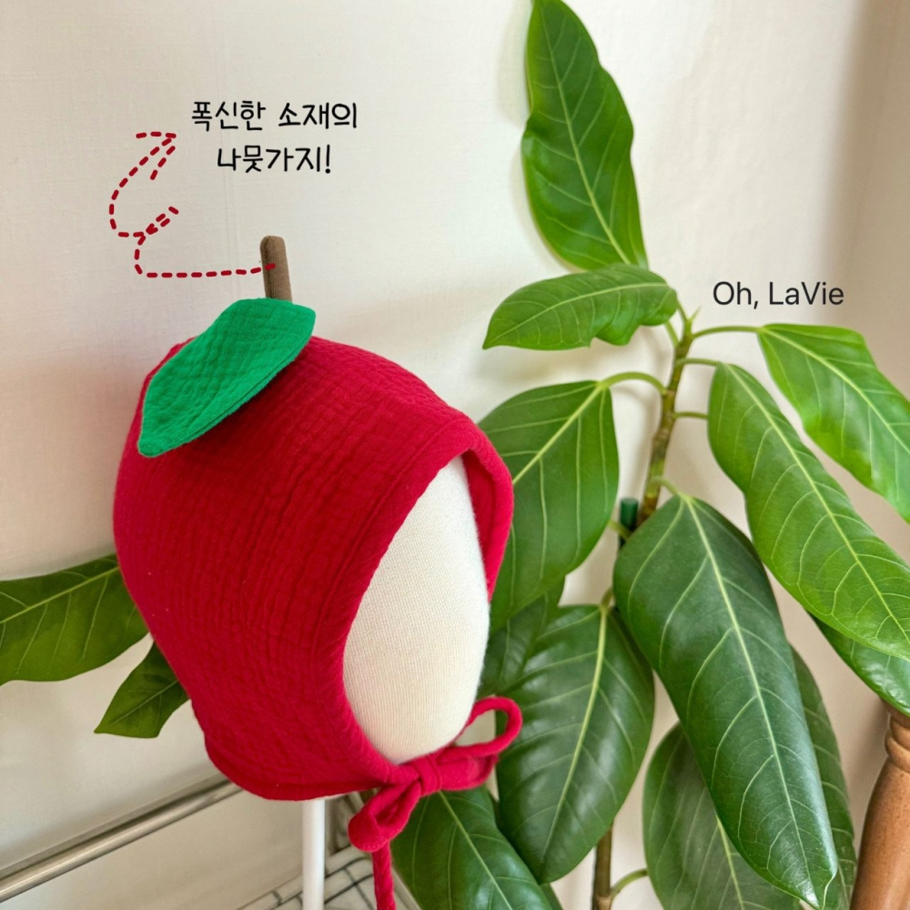 Ohlavie 帽子 오라비 과일 보닛-細節圖2