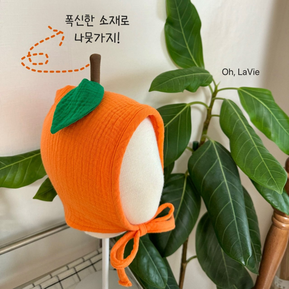 Ohlavie 帽子 오라비 과일 보닛-細節圖4