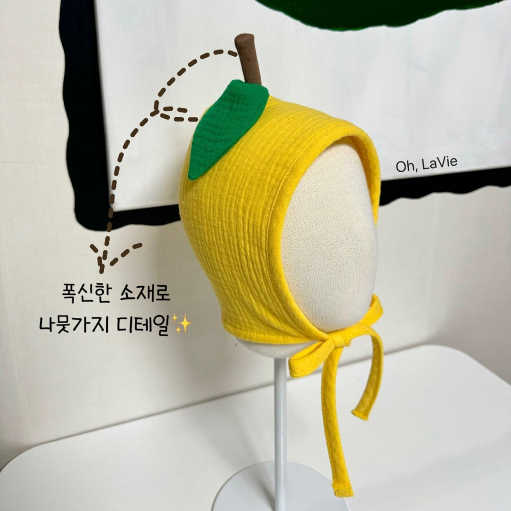 Ohlavie 帽子 오라비 과일 보닛-細節圖6