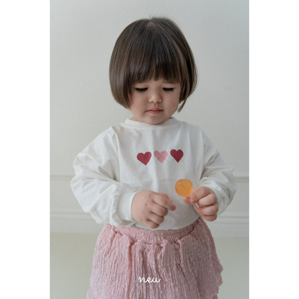 Neu 上衣 노이 하트아가일티-細節圖2