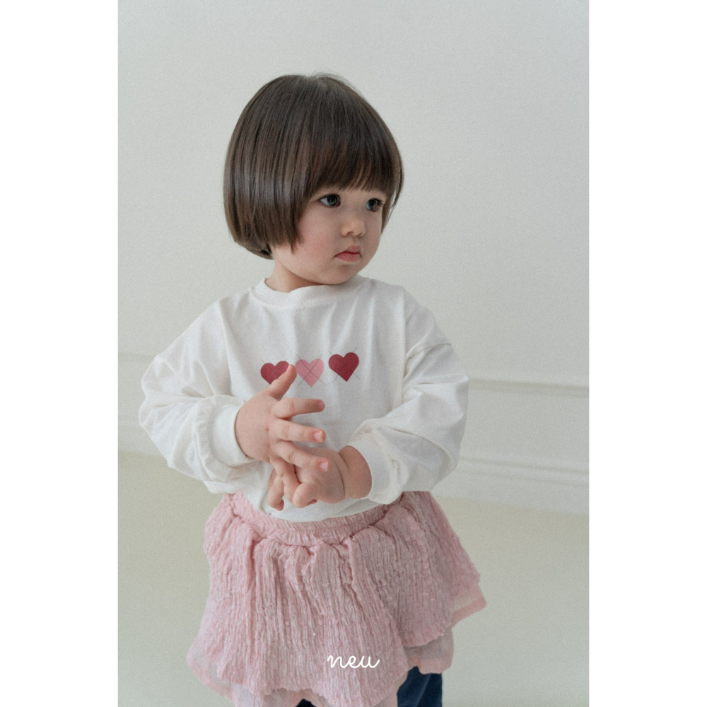 Neu 上衣 노이 하트아가일티-細節圖3