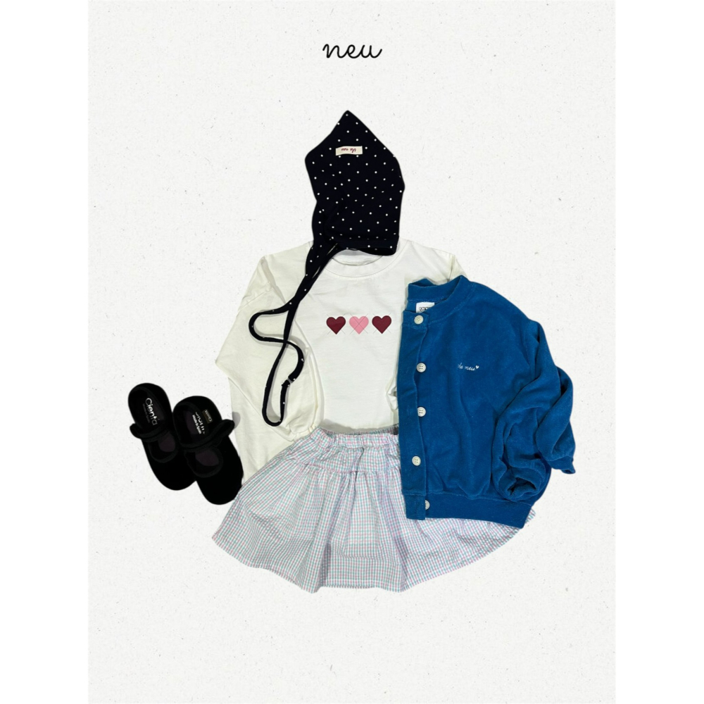 Neu 上衣 노이 하트아가일티-細節圖9