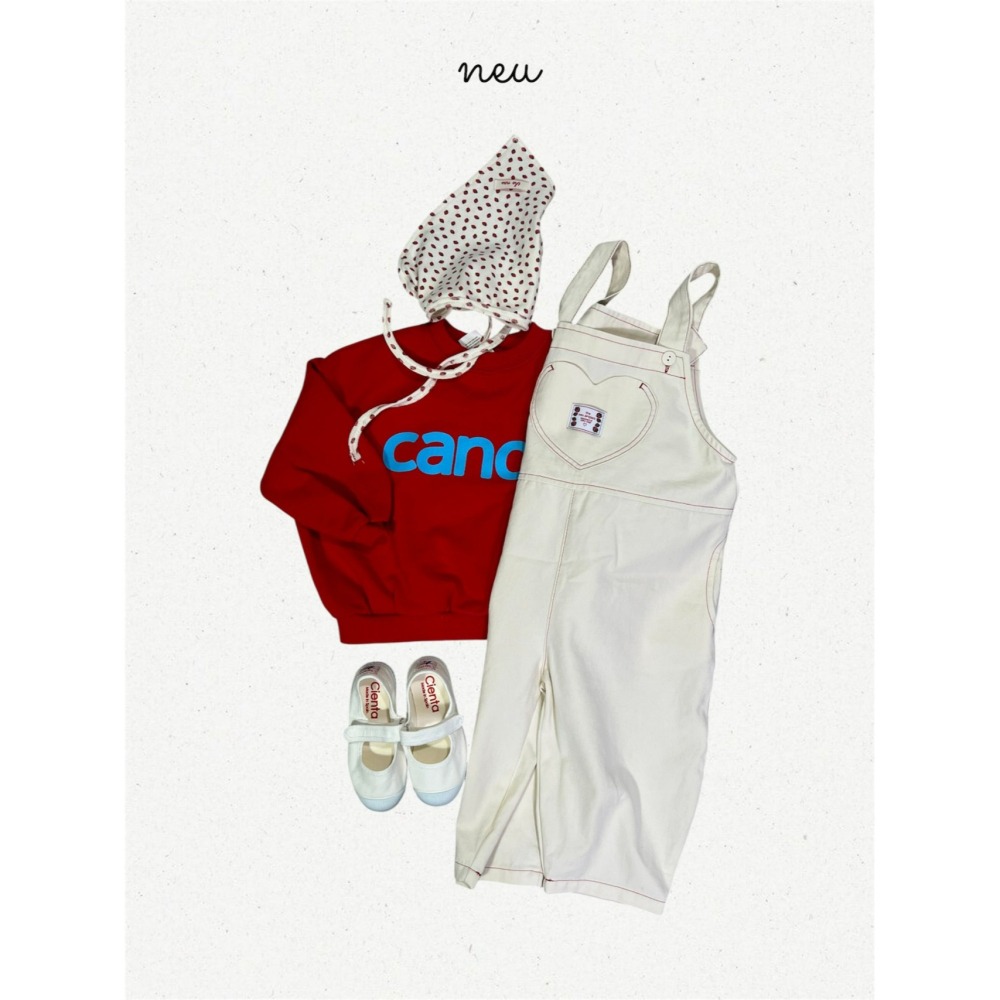 Neu 吊帶褲 노이 하트오버롤-細節圖10