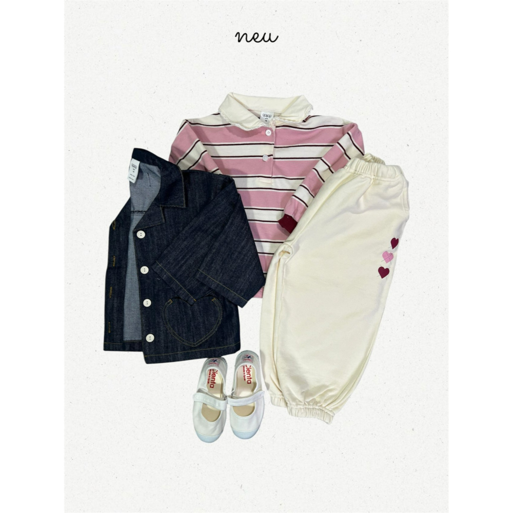 Neu 上衣 노이 레이스럭비티-細節圖9