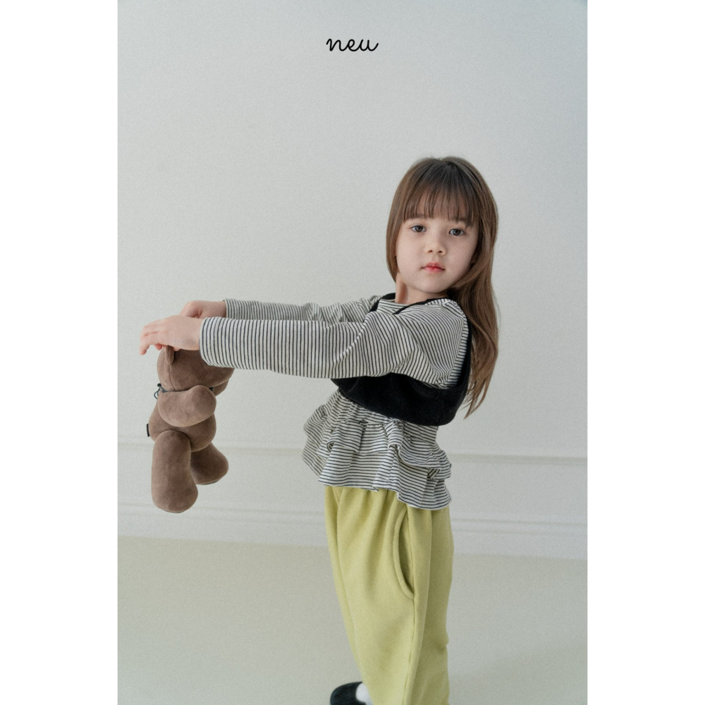 Neu 褲子 노이 레이스프링조거팬츠-細節圖2