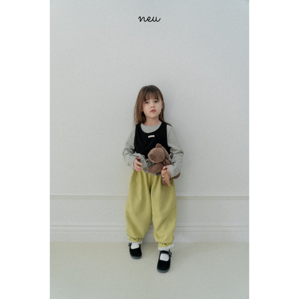 Neu 褲子 노이 레이스프링조거팬츠-細節圖3