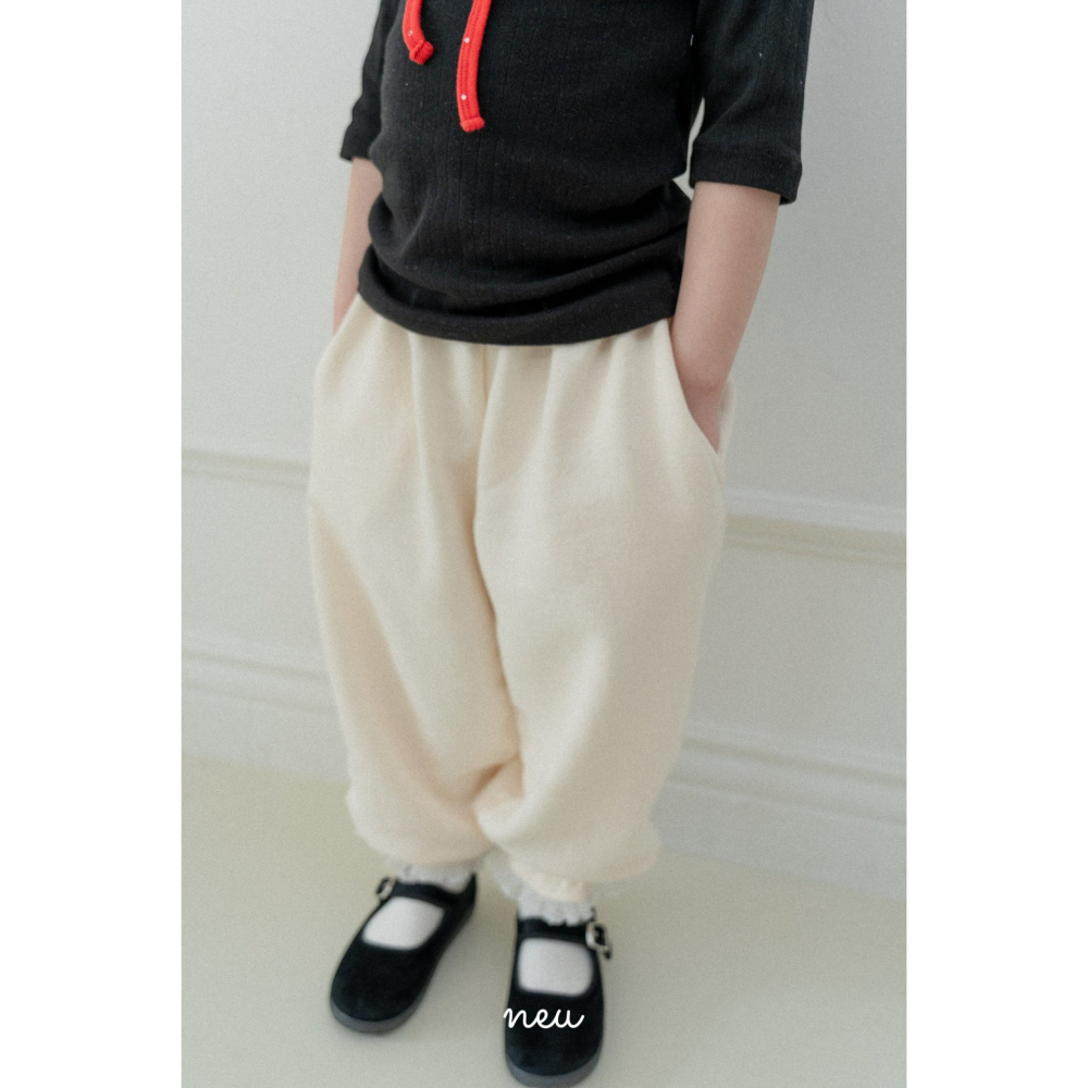 Neu 褲子 노이 레이스프링조거팬츠-細節圖7