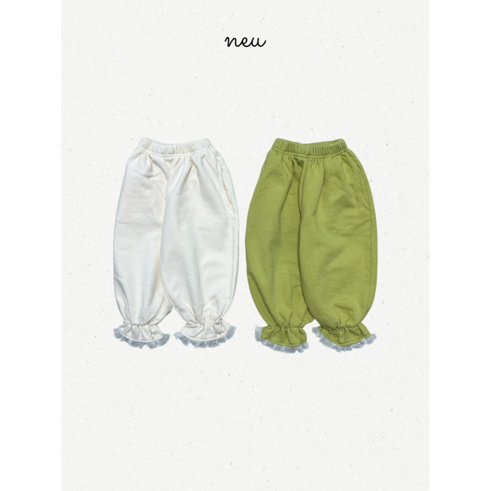 Neu 褲子 노이 레이스프링조거팬츠-細節圖9