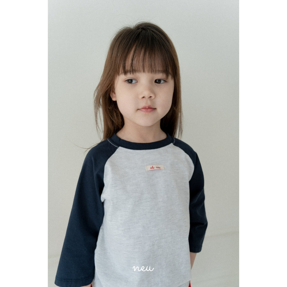 Neu 上衣 노이 배색나그랑티-細節圖2