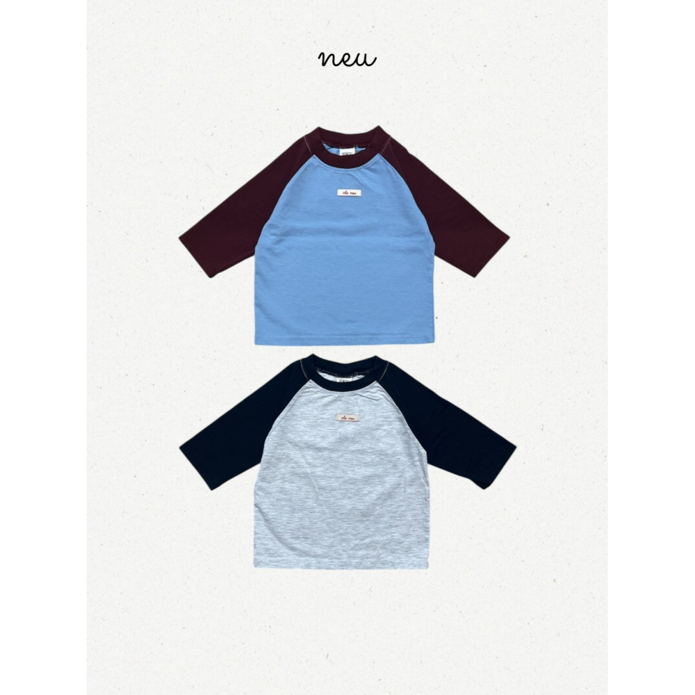 Neu 上衣 노이 배색나그랑티-細節圖9