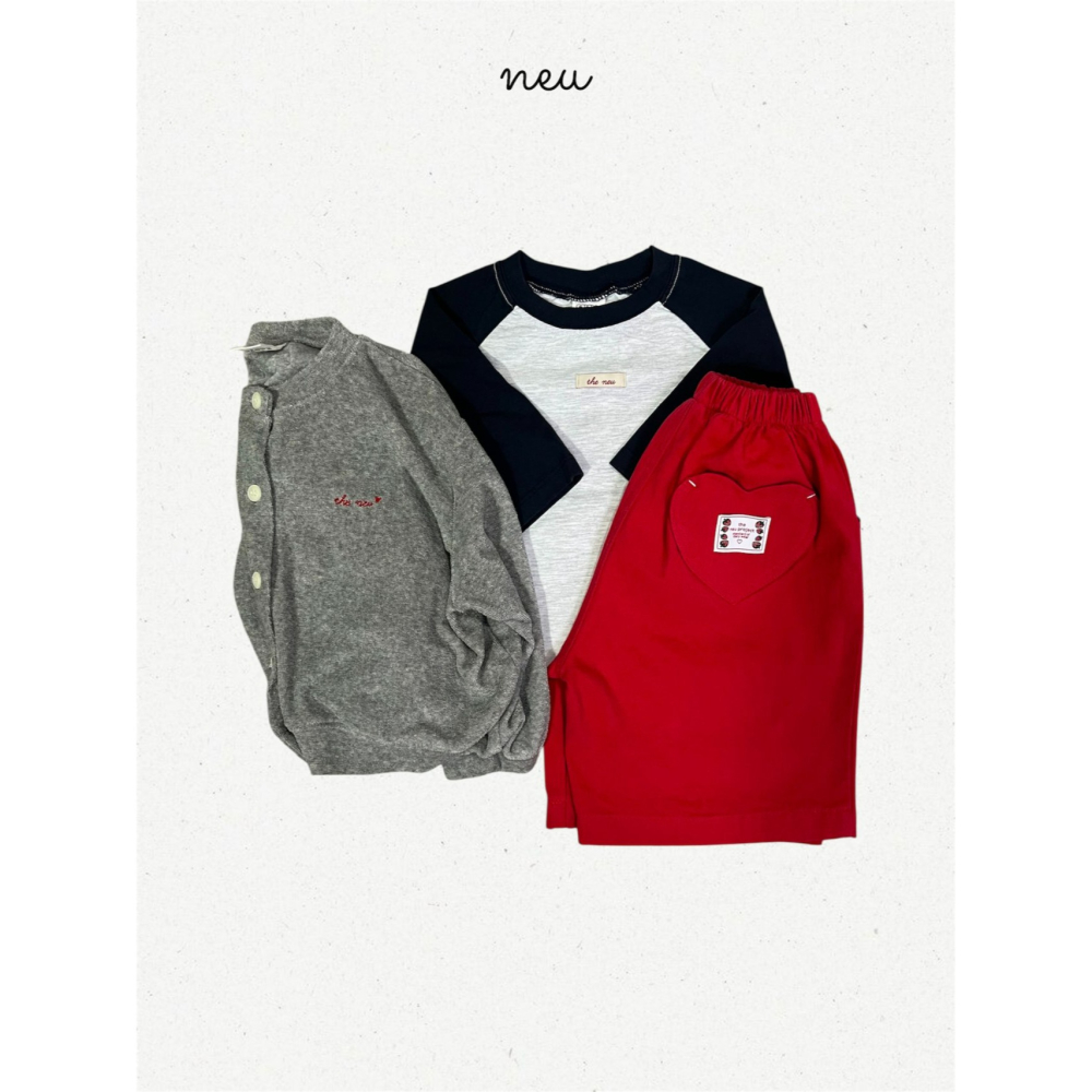 Neu 上衣 노이 배색나그랑티-細節圖11