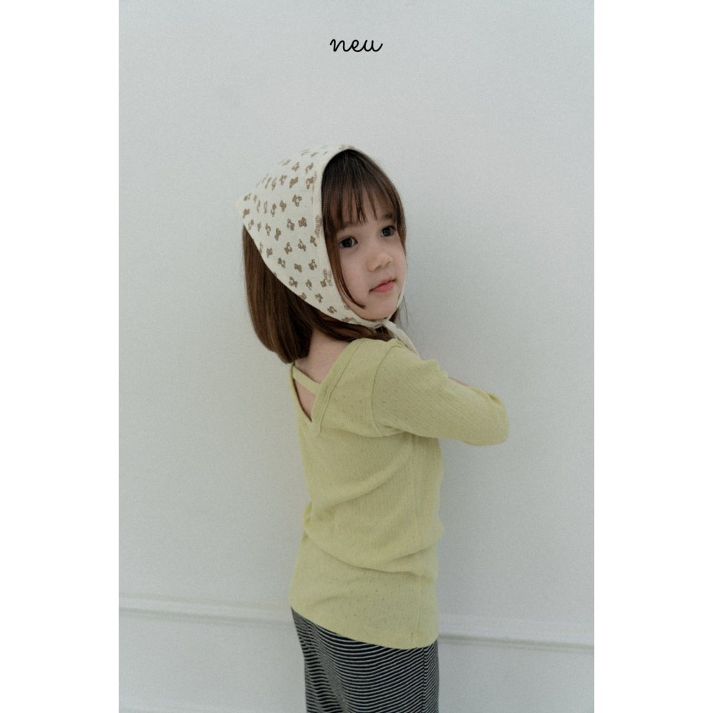 Neu 上衣 노이 백오픈티-細節圖3