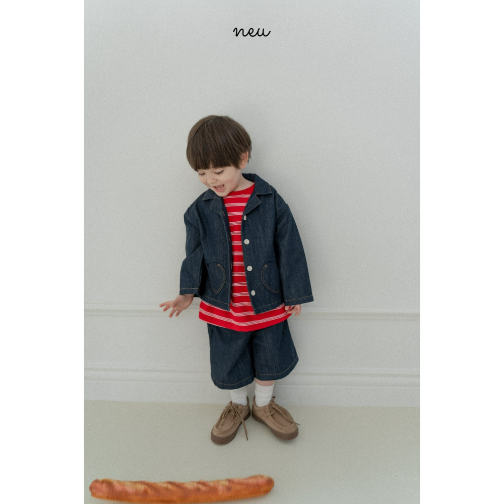 Neu 上衣 노이 삼선쭉티-細節圖5