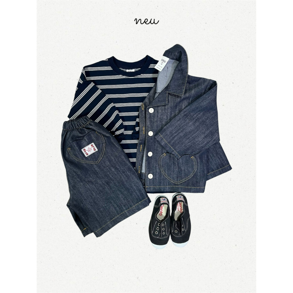 Neu 上衣 노이 삼선쭉티-細節圖9