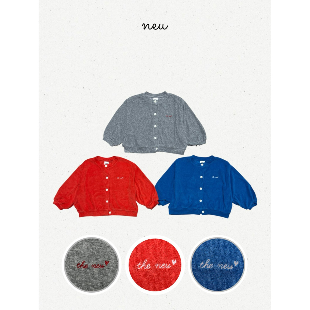 Neu 開襟衫 노이 스프링테리가디건-細節圖8