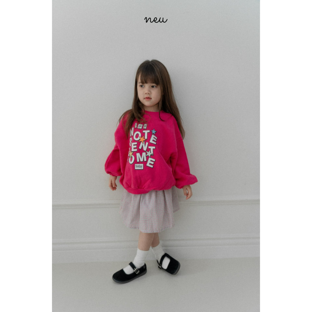 Neu 裙子 노이 체크스커트-細節圖4