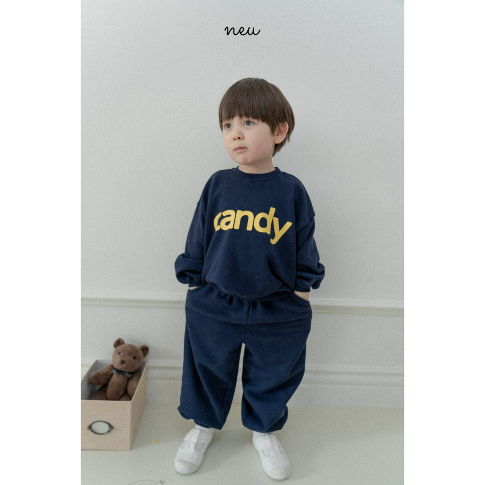 Neu 上衣 노이 캔디맨투맨-細節圖2