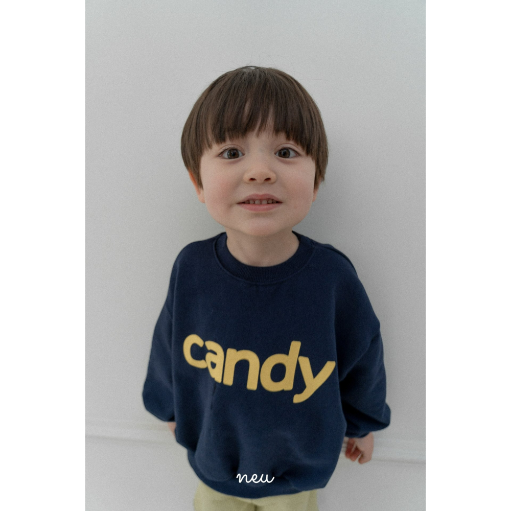 Neu 上衣 노이 캔디맨투맨-細節圖3