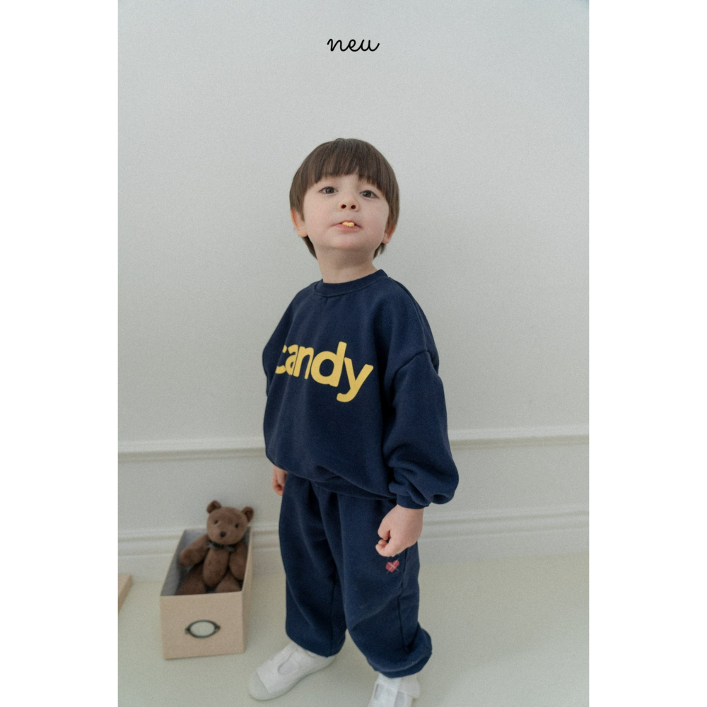 Neu 上衣 노이 캔디맨투맨-細節圖7