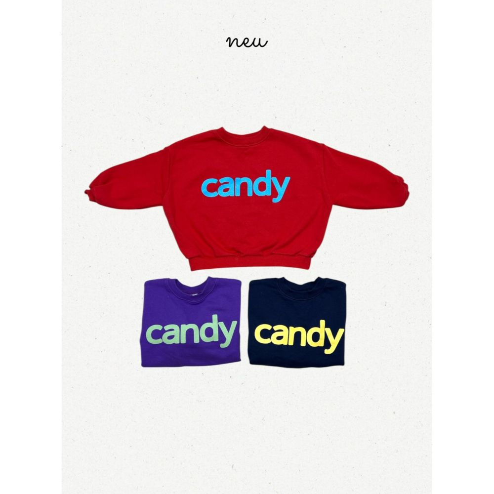 Neu 上衣 노이 캔디맨투맨-細節圖8