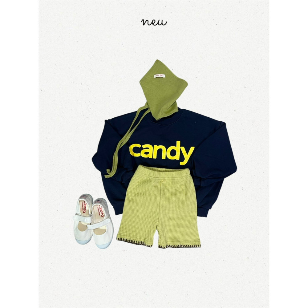 Neu 上衣 노이 캔디맨투맨-細節圖11