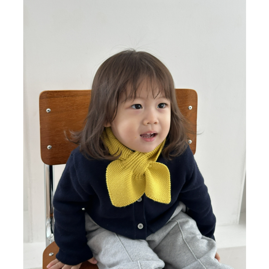 Dduddi Dduddi 愛心圍巾  뚜띠뚜디 하트머플러-細節圖2