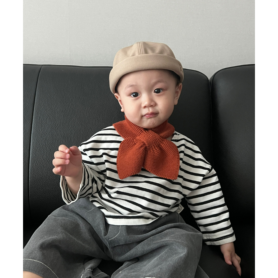 Dduddi Dduddi 愛心圍巾  뚜띠뚜디 하트머플러-細節圖8