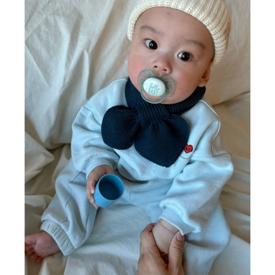 Dduddi Dduddi 愛心圍巾  뚜띠뚜디 하트머플러-細節圖9