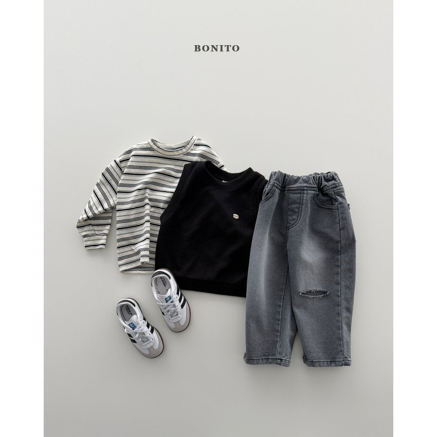 Bonito 褲子 보니토 데미지데님팬츠-細節圖8