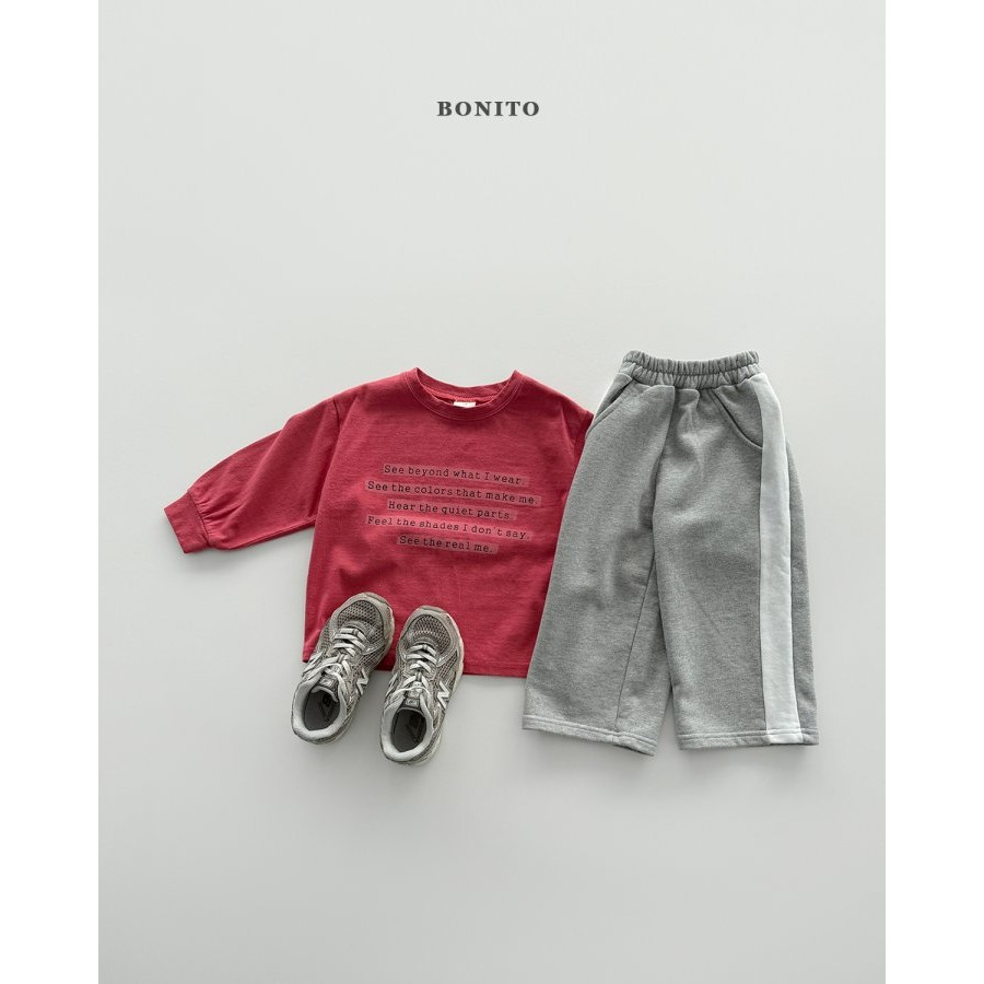 Bonito 上衣 보니토 레터링시보리티-細節圖6
