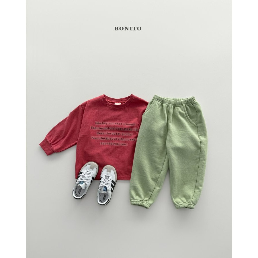 Bonito 上衣 보니토 레터링시보리티-細節圖8