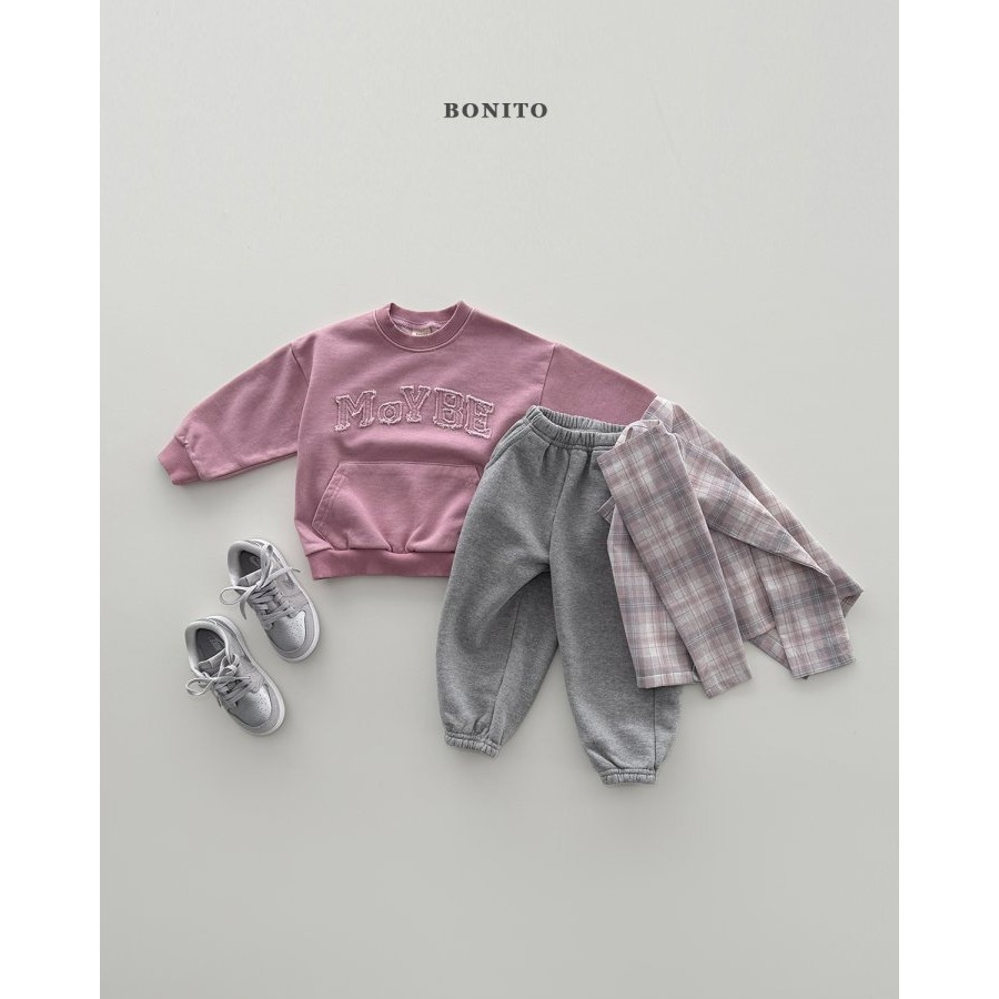 Bonito 上衣 보니토 메이비피그먼트맨투맨-細節圖5