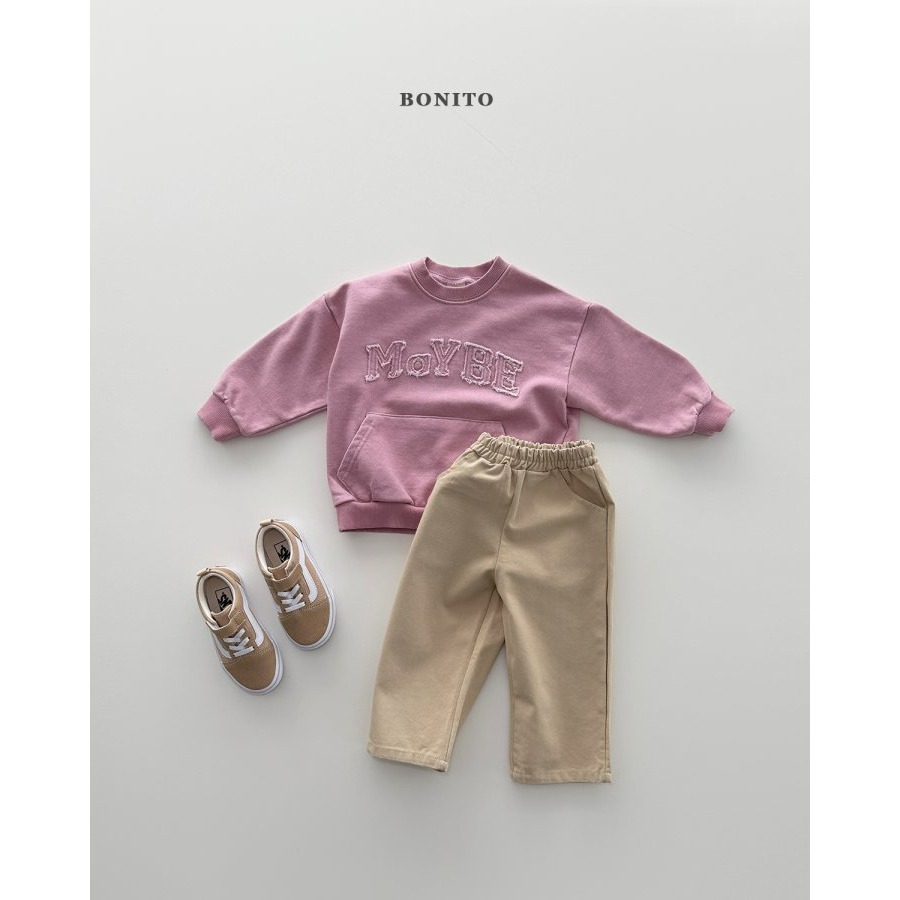 Bonito 上衣 보니토 메이비피그먼트맨투맨-細節圖6