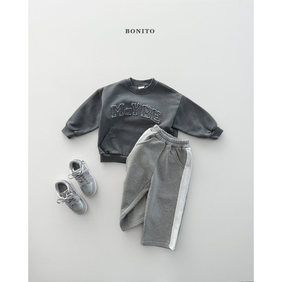 Bonito 上衣 보니토 메이비피그먼트맨투맨-細節圖7