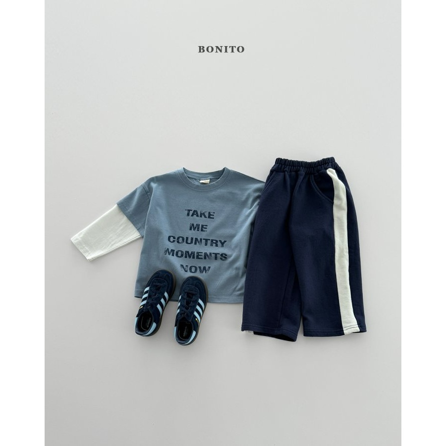 Bonito 上衣 보니토 반팔레이어드티-細節圖2