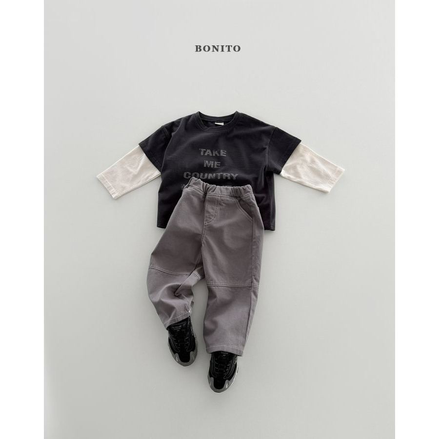 Bonito 上衣 보니토 반팔레이어드티-細節圖8